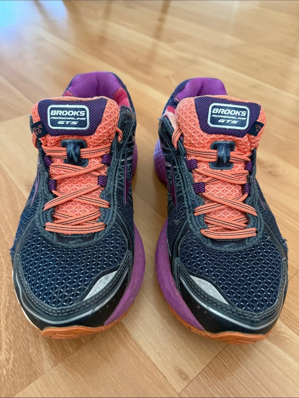 Brooks Women's Navy, Purple & Coral Running Sneakers